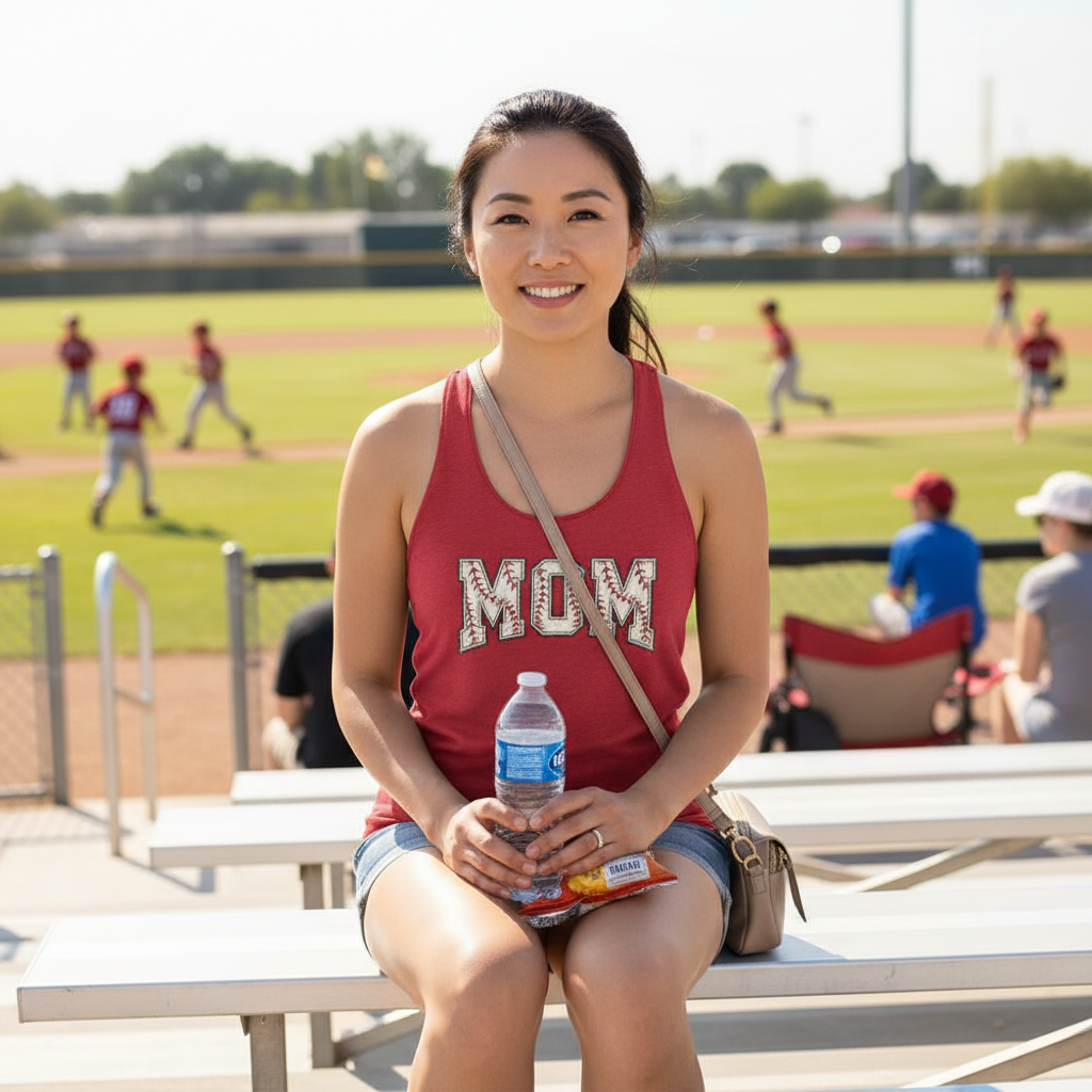 Baseball Mom Racerback Tank